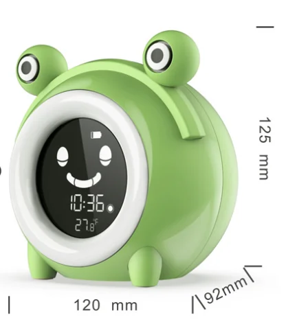 2020 New Modern Cute Shape Child Baby Digital Alarm Clock Sleep Trainer LED Night Lights