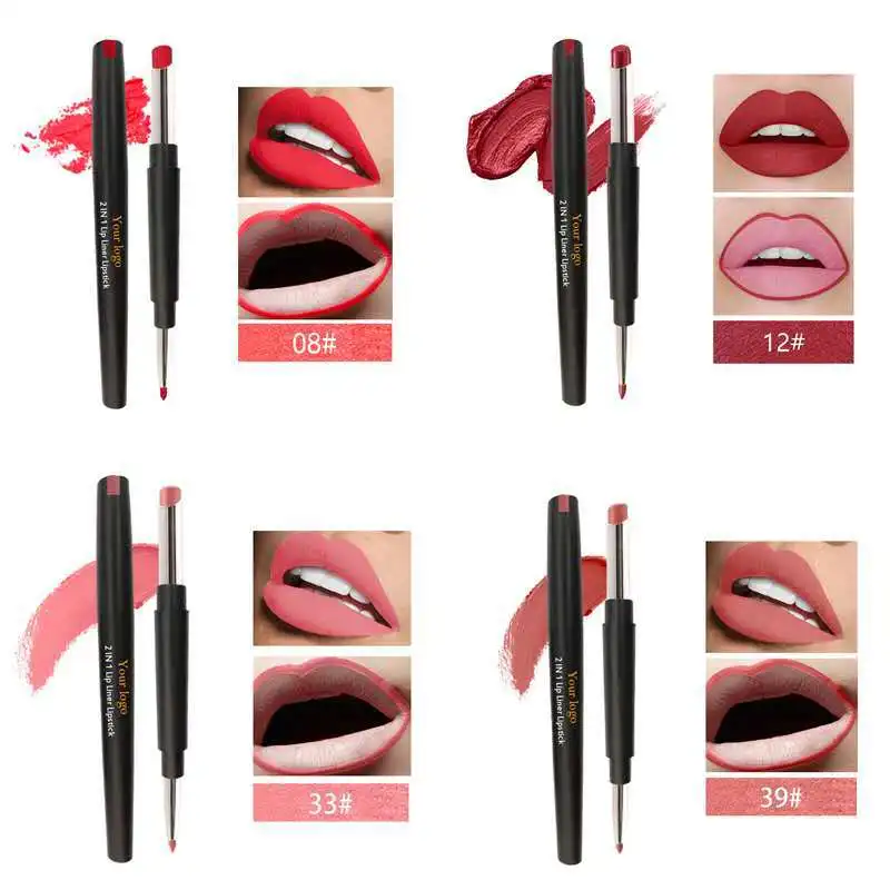 High Pigment Kejel Jabibe Labial Custom Logo For Matte 2 In 1 Private ...