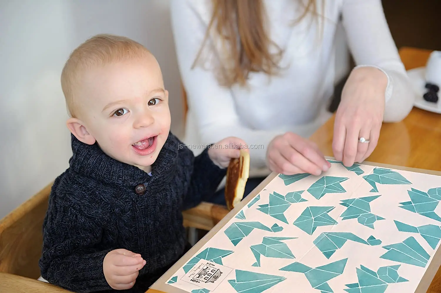 Custom Adhesive Super Sticky Disposable Placemat For Baby Or Toddler