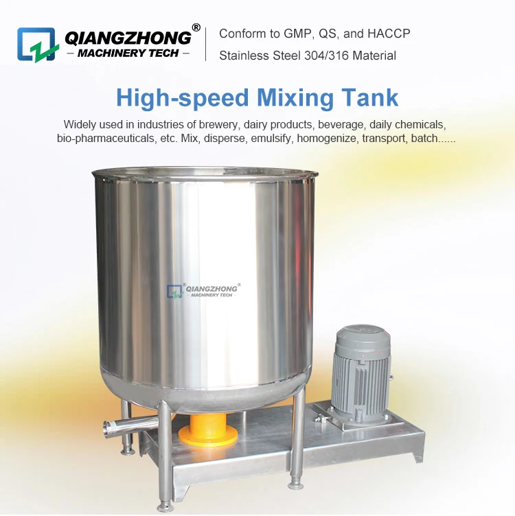 800l Stainless Steel High Speed Mixing Tank/mixing Cylinder/mixing