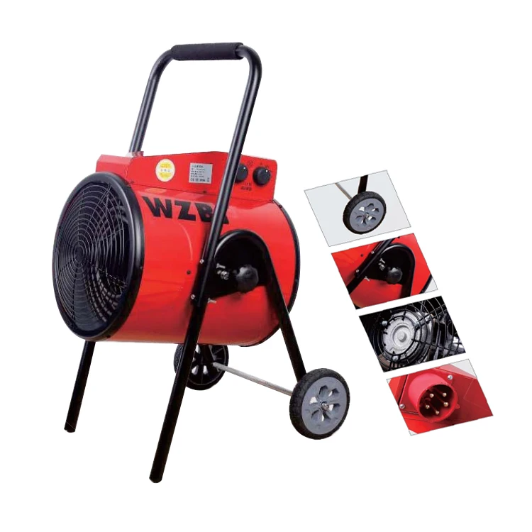 Venta al por mayor calentador de ventilador industrial 15kw Calentadores eléctricos Calentador de Ventilador Industrial