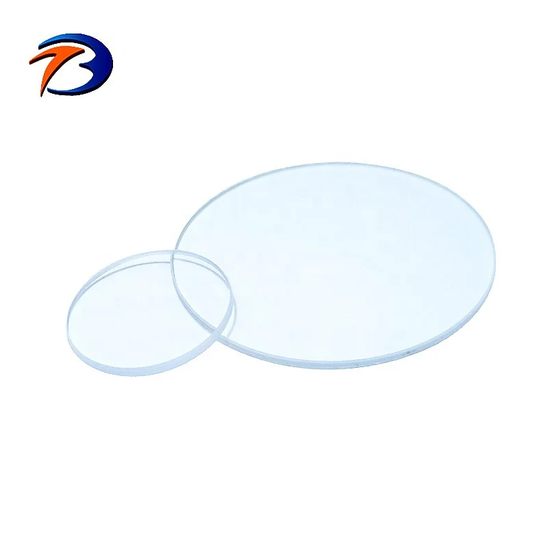 diameter 55mm fused silica quartz glass window v coating 355nm  for laser debris shields