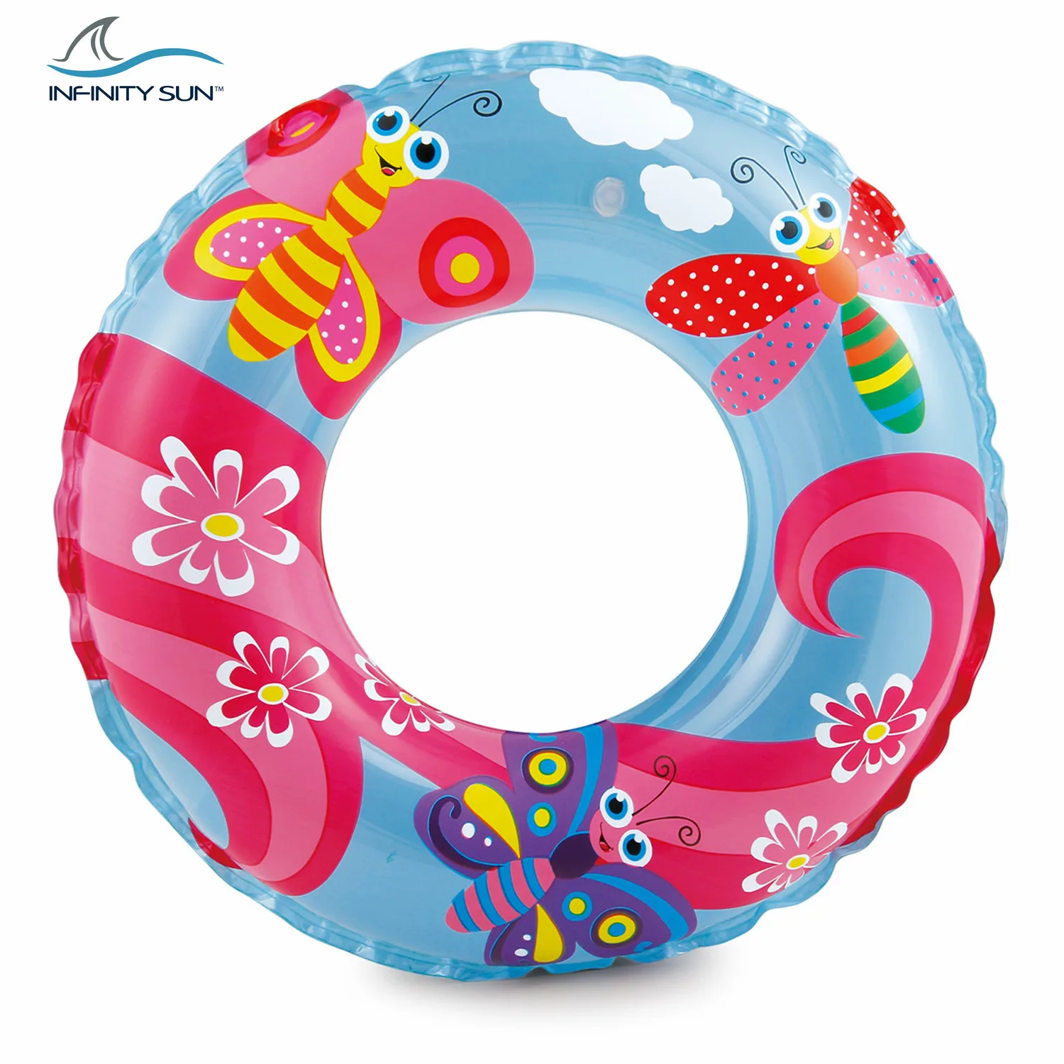 Summer Kids Pool Play Rings Inflatable Swim Ring Inflatable Baby Infant