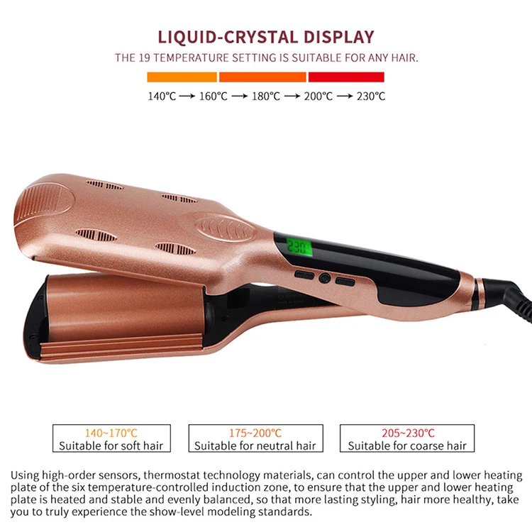 curling iron hair