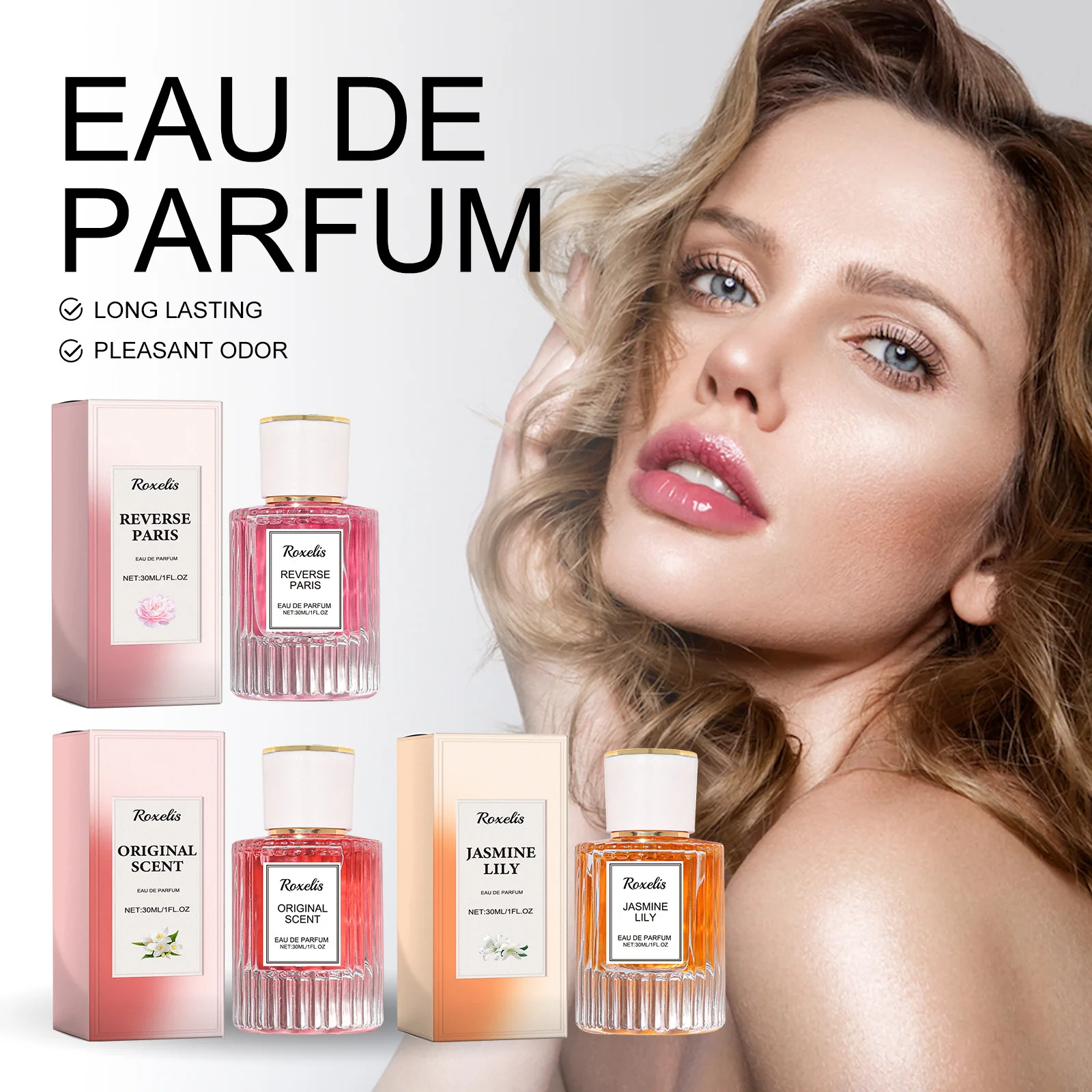 Women's Elegant Fragrance Wrist Ear Neck Parfum Oil Natural Long-Lasting Pheromone Perfume for Female Charm