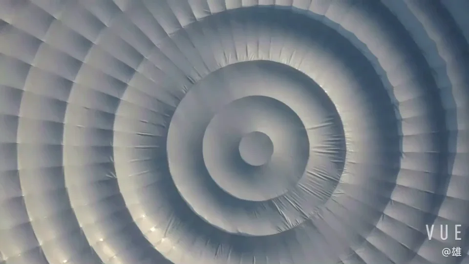 Outdoor Event Structure Blow Up Igloo Inflatable Air Dome With Tunnel