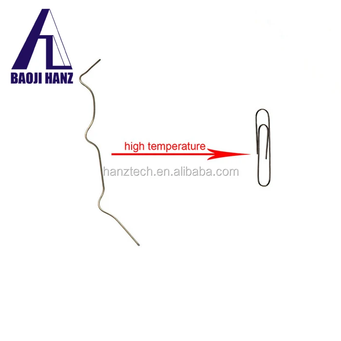 28mm Nitinol Round Metal Paper Clip Hand Shaped Nitinol Paper Clip For