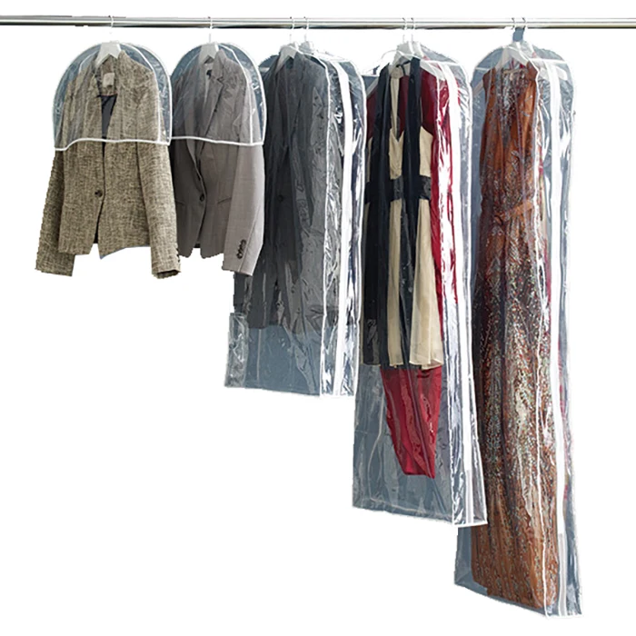 Transparent Pvc Bridal Gown Bags Pvc Clear Wedding Dress Garment Bags