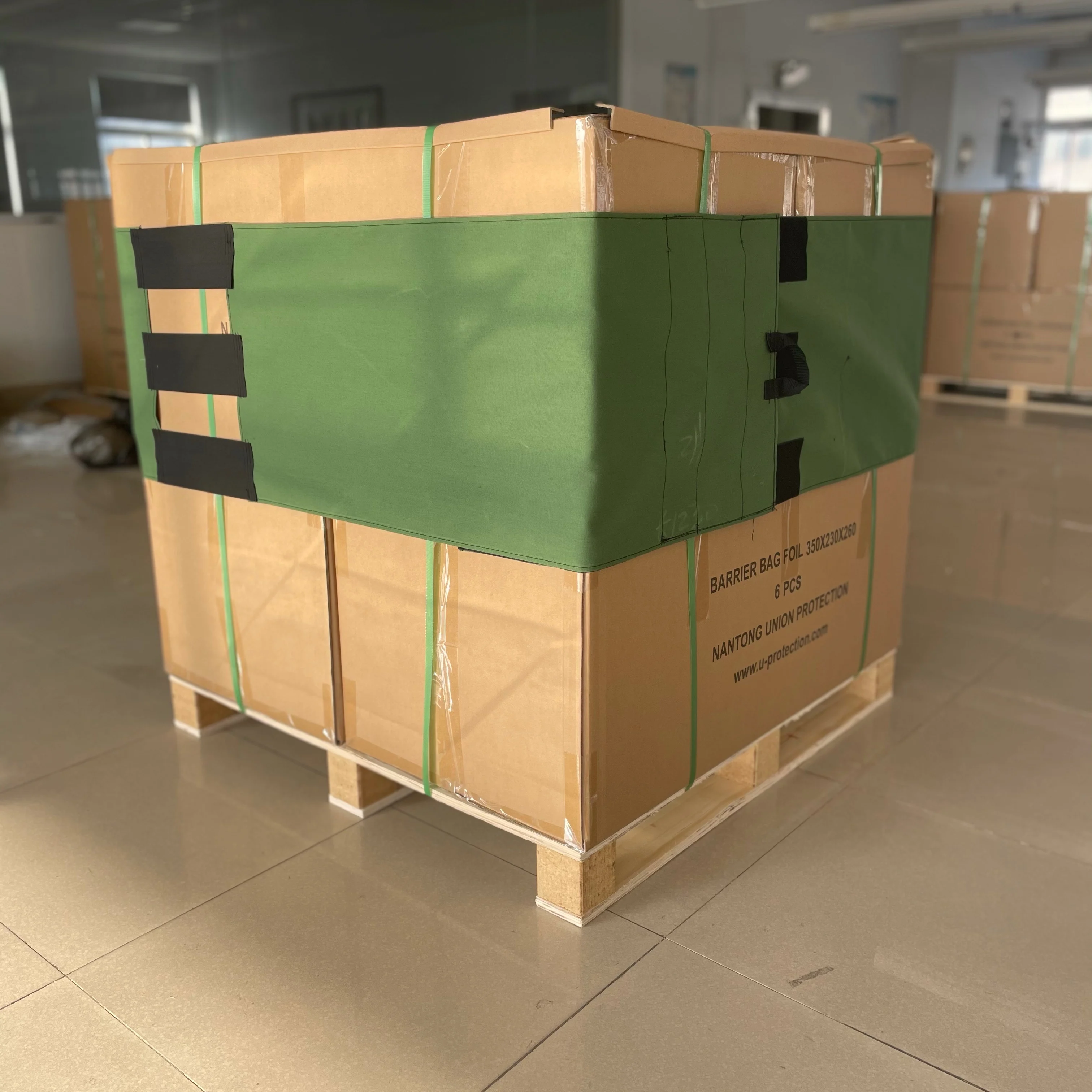 Custom Eco Friendly Reusable Euro Pallet Strapping Wrap Pallet Heavy Duty Cover Manufacturers