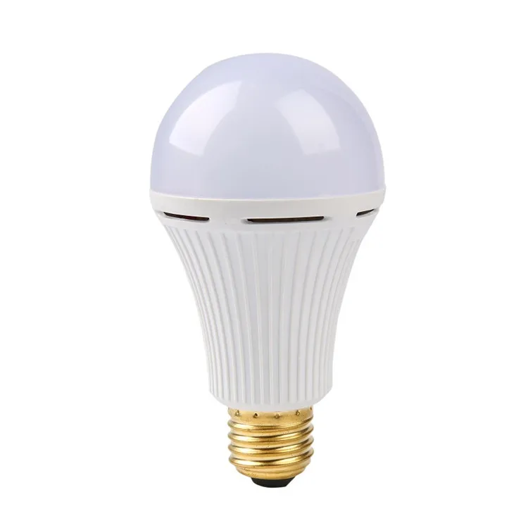 High quality super power  9w 12w 15w e27 85-265v rechargeable emergency light bulb