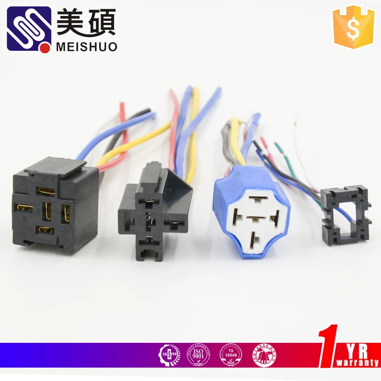 Meishuo MAH-S-112-C-3 automotive 24v jd1914 mini 5 pin 4 pins 40amp 12