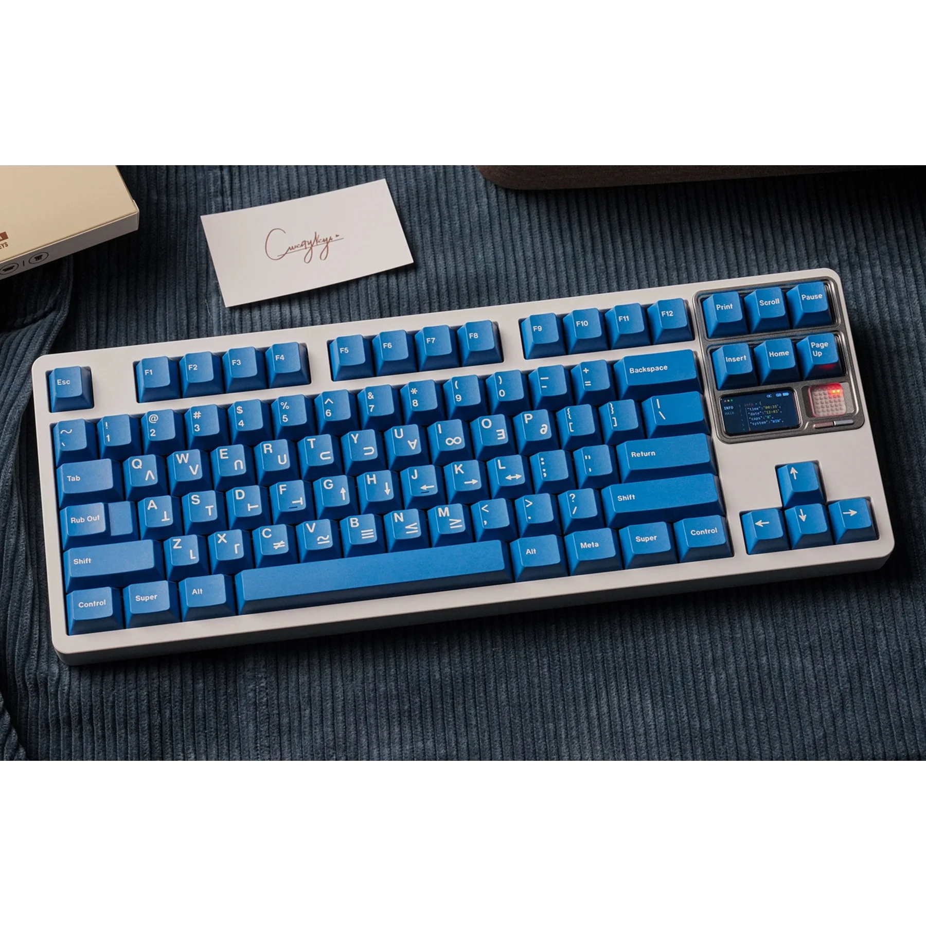 QK80 Mk2 Custom Aluminum Mechanical Keyboard with Screen