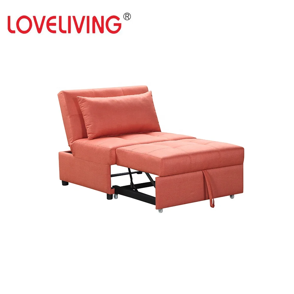 Cum Living Room Modern Furniture Bed Sleeping Wood Sofabed Folding