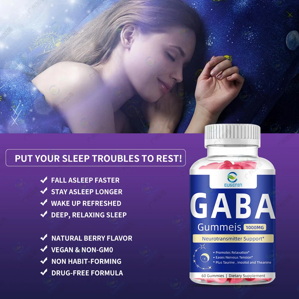 Sugar Free Halal Hot Selling Vitamin Rich Sleep Gaba Relieve Stress And ...