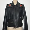latest design fashion spring autumn women sheepskin jacket custom made fringe leather jacket real