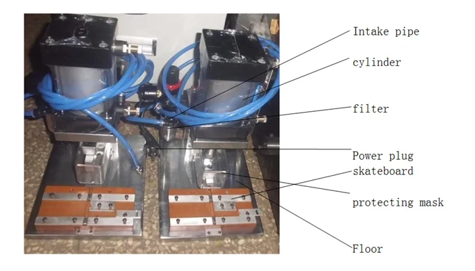 idc connector crimping machine for assembly flat ribbon cable