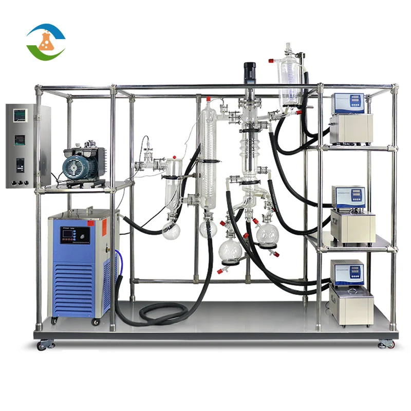 High Efficiency Wiped Film Short Path Molecular Distillation