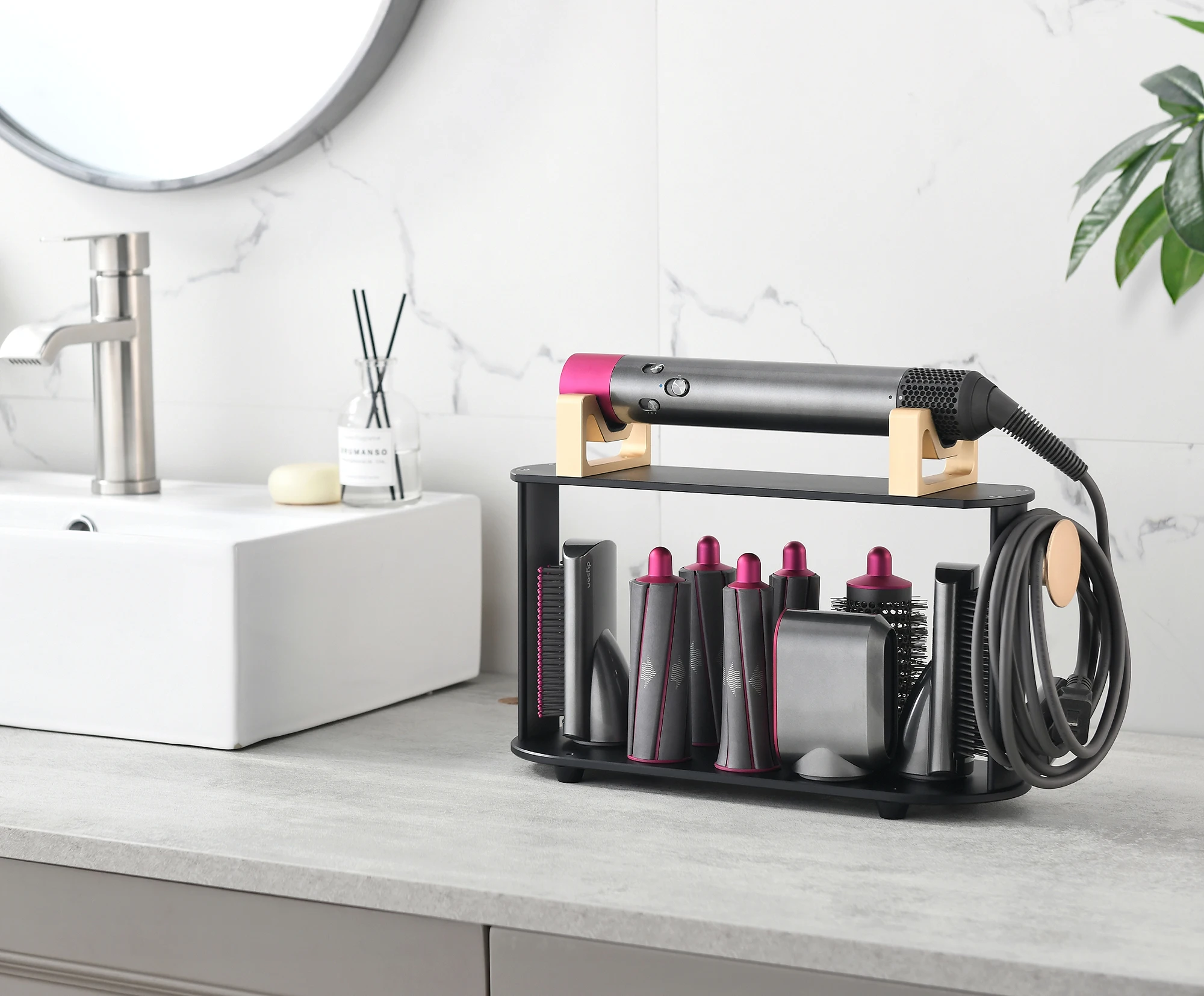 New Design Standing Holder Hair Curling Wand Storage Rack Curling Wand