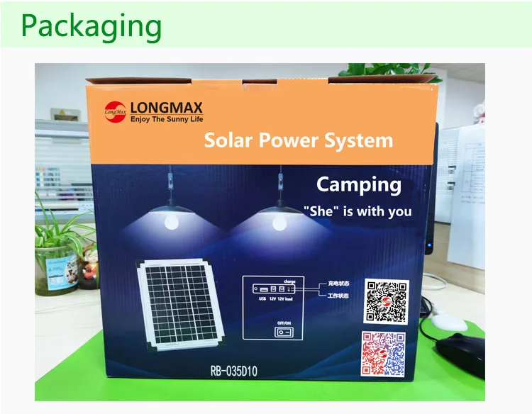 Automatic outdoor lighting mono solar panel charger 20000mah battery powerbank system - ANKUX.COM