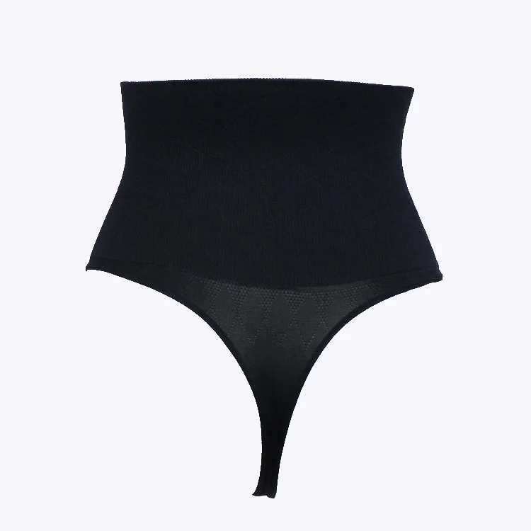 Thong Shapewear For Women High Waist Tummy Control Thong Girdle Panty Seamless Thong Underwear