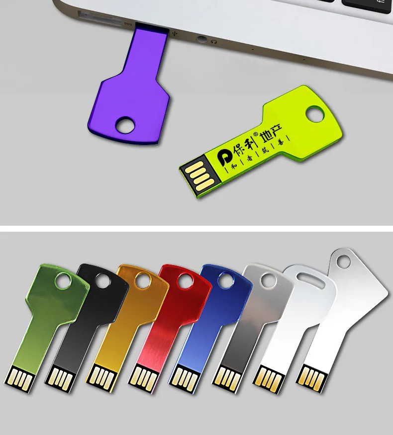 Key Shaped Usb Flash Drive Giveaway Gift Pen Drive 4GB 16GB 32GB To 100GB Usb Key - ANKUX.COM
