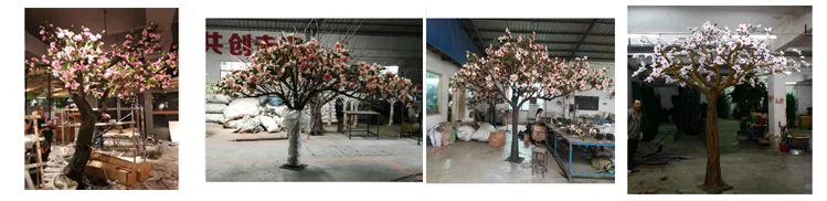 wholesale mini artificial white cherry blossom tree for home decoration