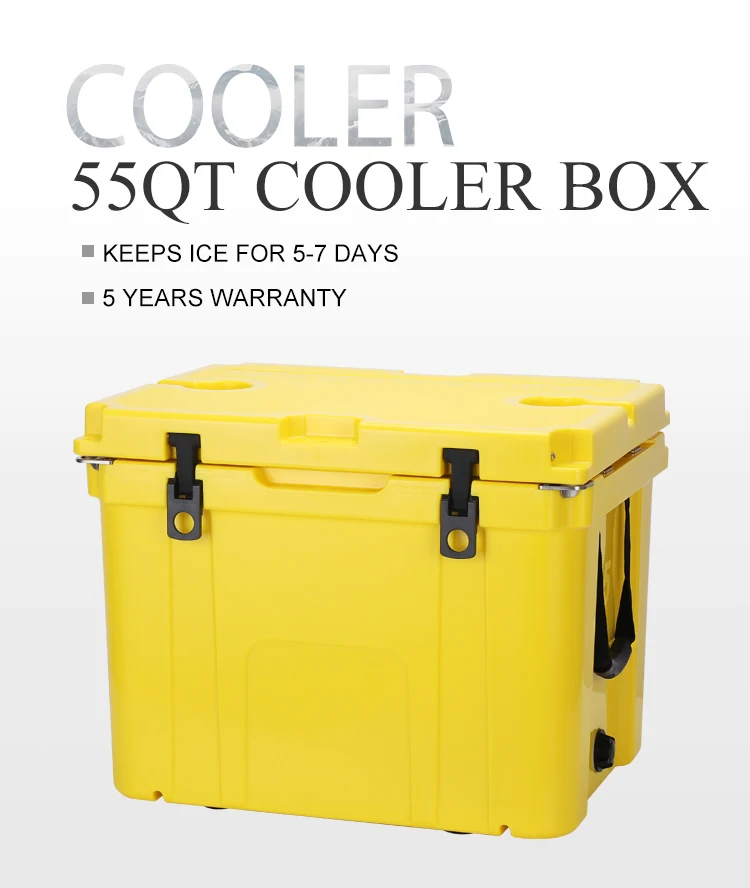 55 quart picnic cooler box marine wine cooler box