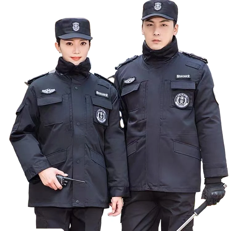 Wholesale Custom Short Sleeve Gray Private Security Uniform Suit Shirt Security Clothing Security Gu