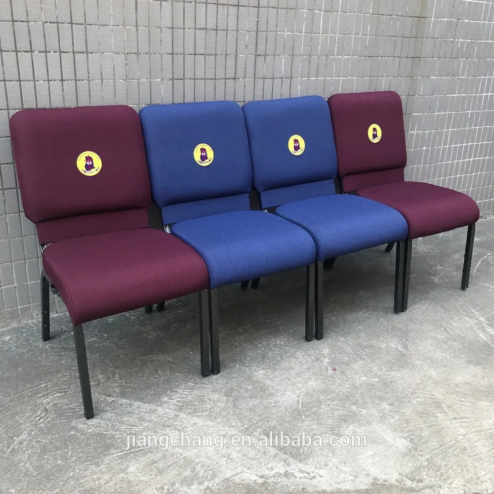 Stacking Purple Upholstered Church Bishop Chair Chaurs Church Used   H54ace78e6c90486dacea52622763d0a5i 