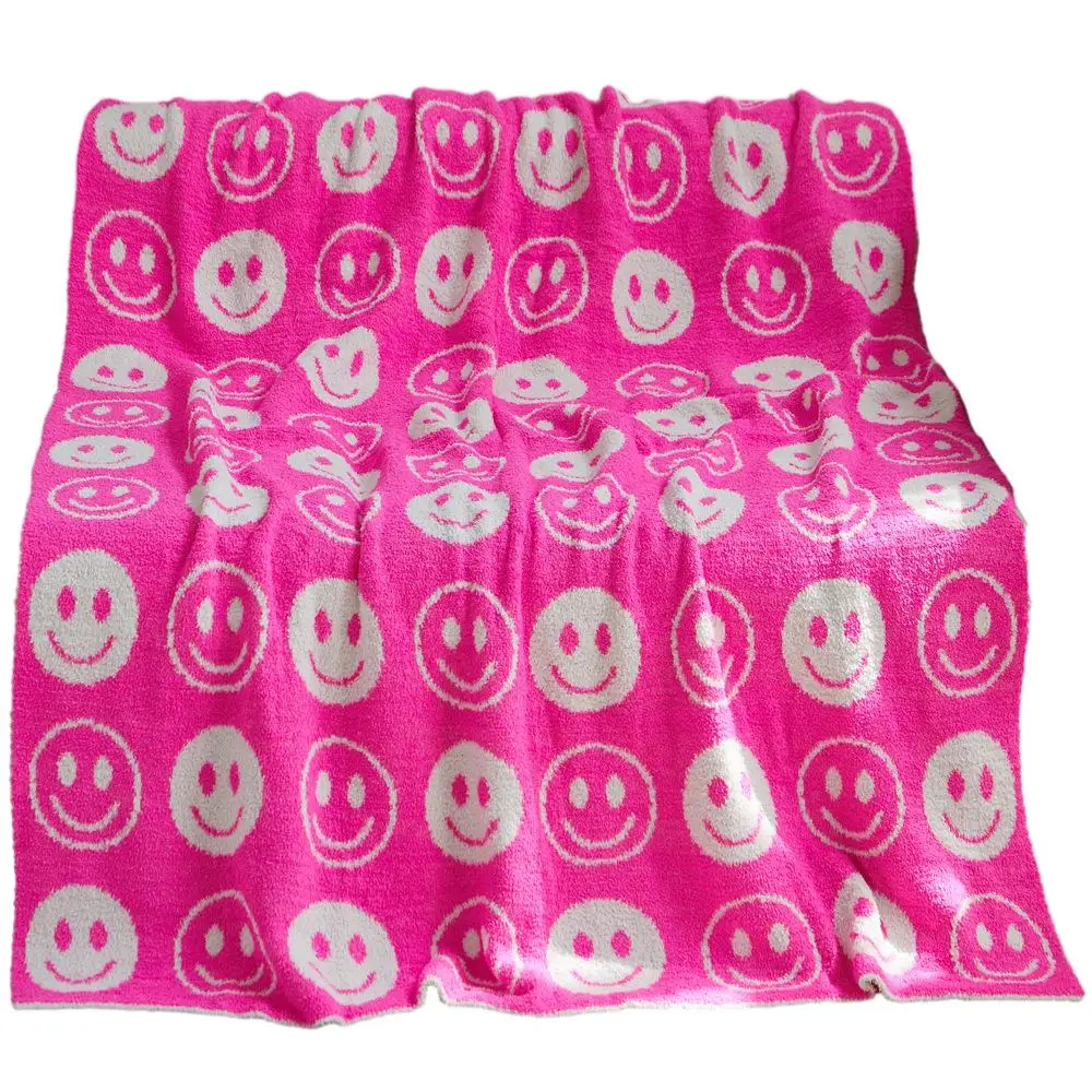 China Blanket Factory Soft Half Edge Velvet Throw Blankets Stock For