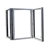 New design heavy duty accordion glass patio doors