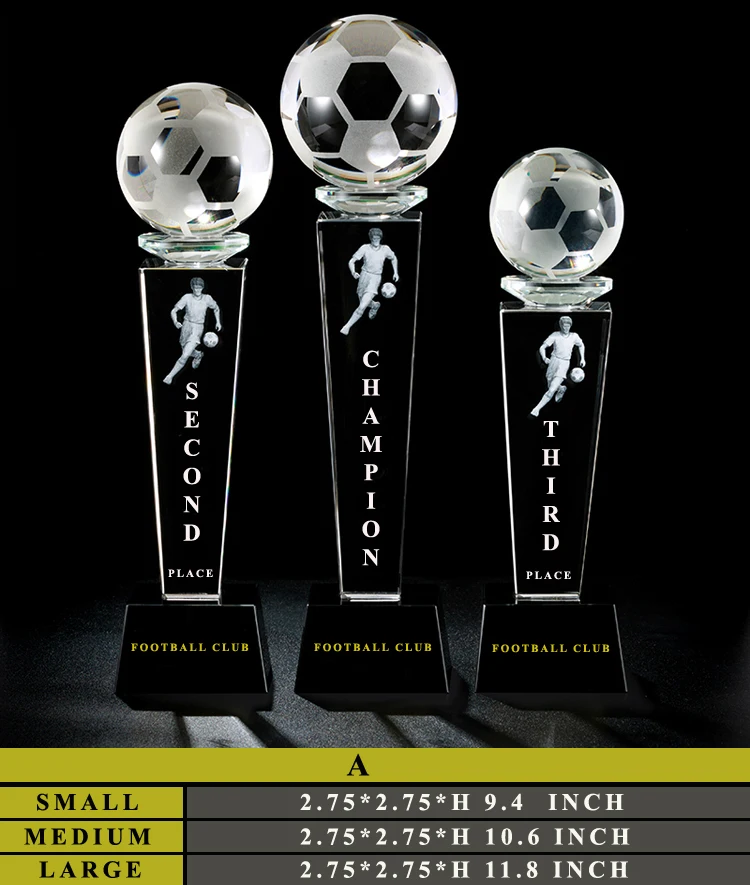 product customized sports trophies and medals crystal resin metal football trophies any ball-31