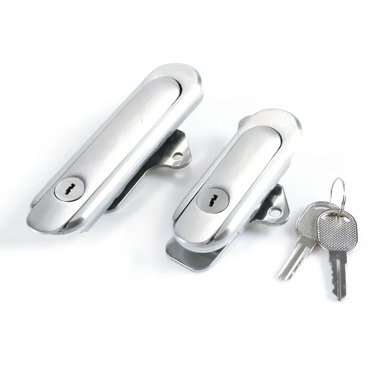 AB403 Stainless Steel Square 6000 Series Alloy Cabinet Door Lock with Cutting Service Distribution Box manufacture