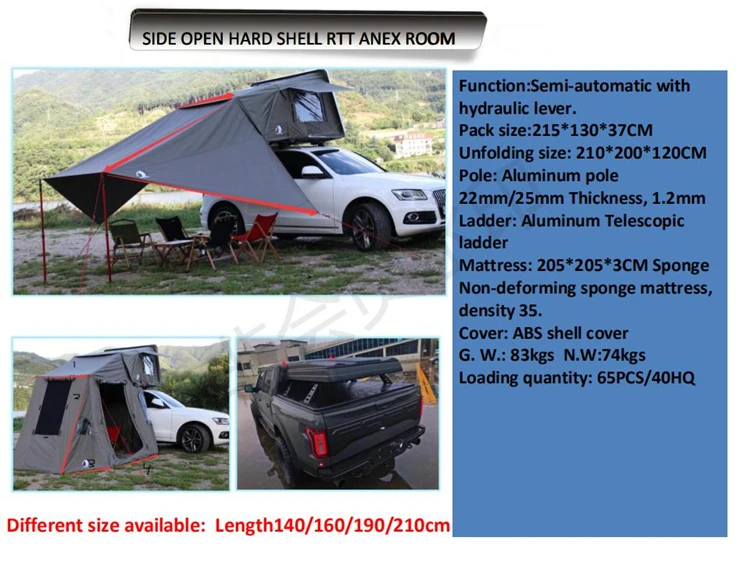 Great Price waterproof tent truck accessories travel trailer camper hard shell roof top tent