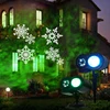 New Design Outdoor Water Wave 12w Led Effect Light LED Colorful Snowflake Projection Lamp