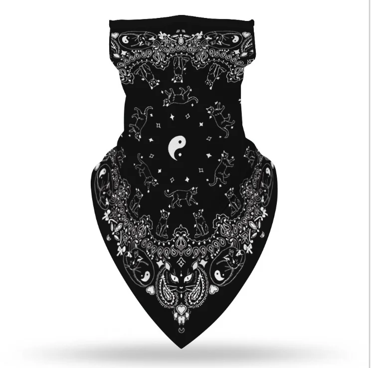 
Fashion scarf face shield pm 2.5 washable dust reusable customise face scarfs mouth muffle for adult 