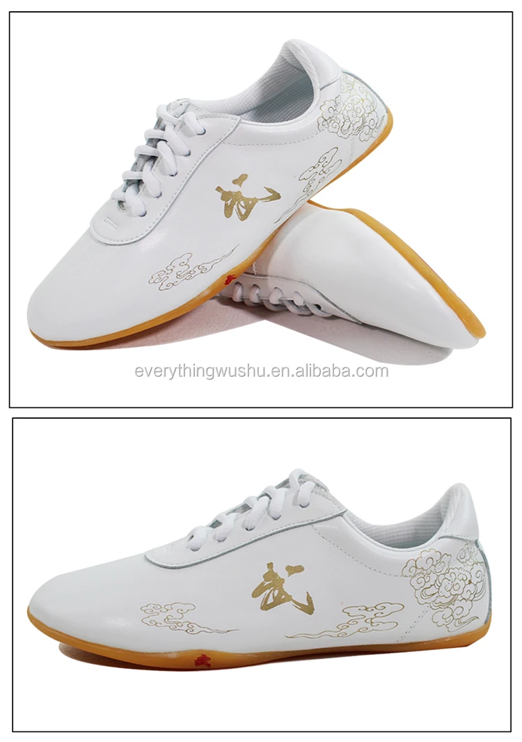 New Arrival Cowhide Tai Chi Shoes Wushu Kung Fu Shoes Unisex Sports Martial Arts Shoes