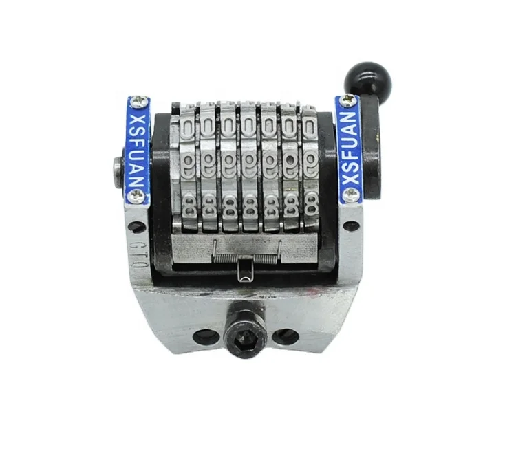 7digit Rotary Type Numbering Machine Numbering Box Numerator For