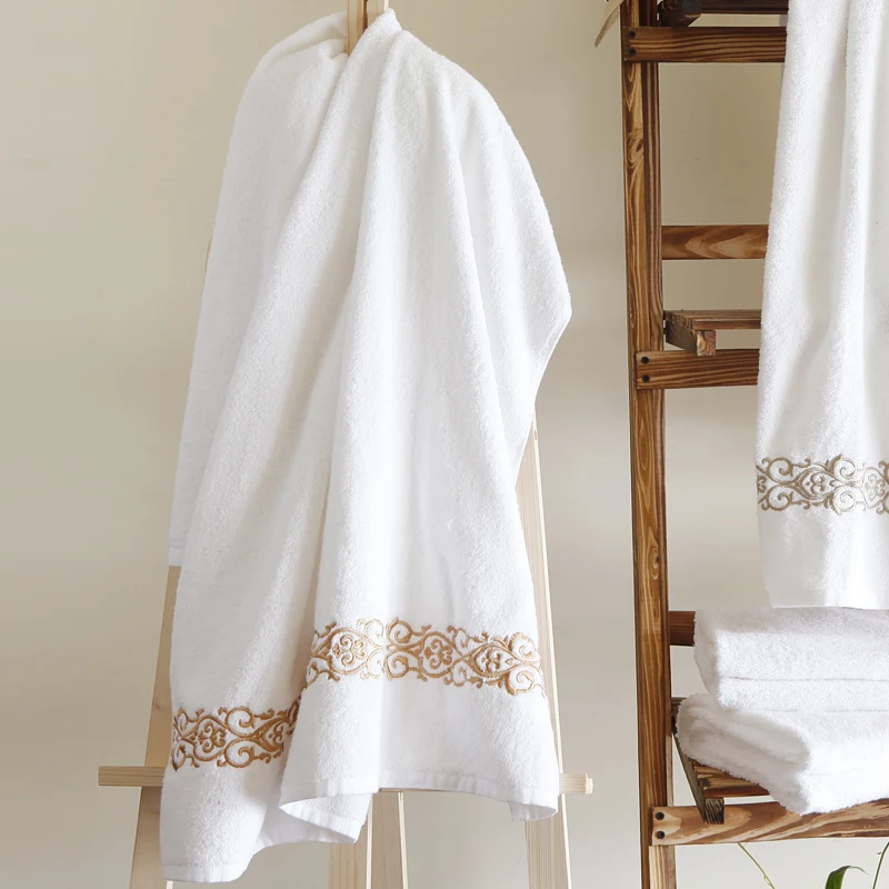 Wholesale Bath Room Cheap Luxury Bath Towels Hotel 100 Cotton Towels