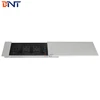 available customized as need slide cover tabletop socket smart multi-funtion desk power socket
