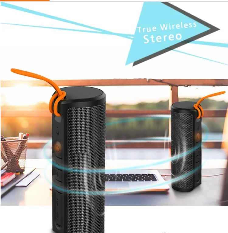 10W Bass Sound Waterproof Speaker TWS Wireless Speaker - ANKUX.COM