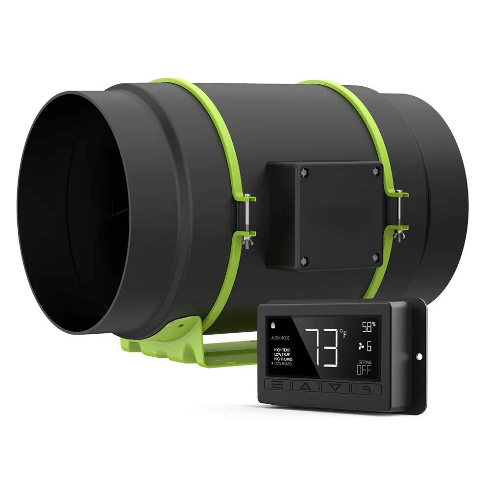 Speed Inline Axial Fan, HVAC, ABS Plastic, 200 - detail 4