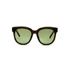 FONHCOO Oem Fashionable Custom Logo Brown Round Plastic Frame Mens Sunglasses