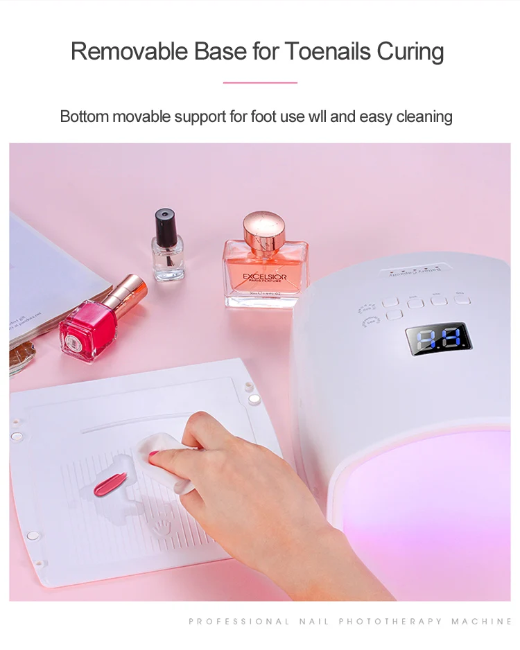 Professional Manicure High Power Double Light Nail Curing Light Two Hand Nail UV lamp