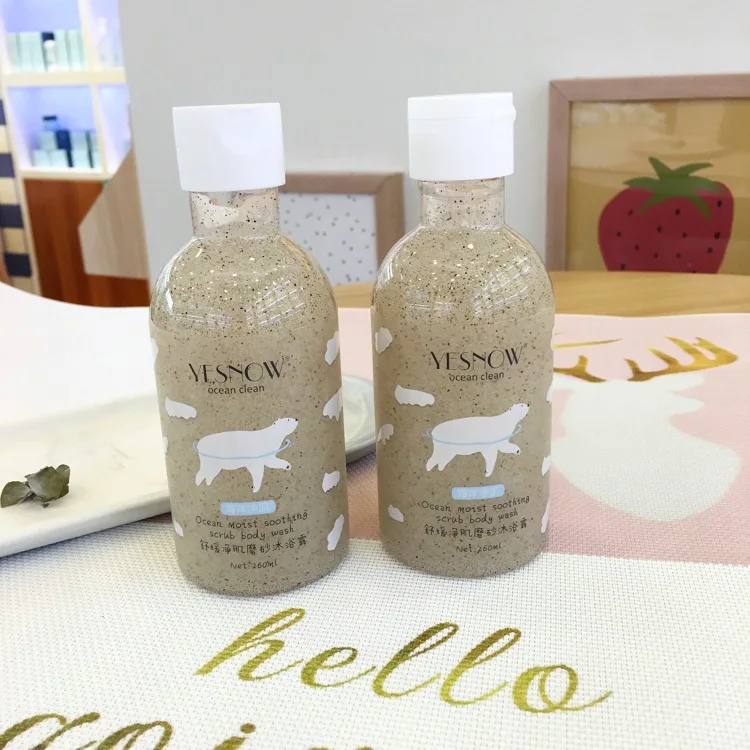 Organic Yesnow Skin Exfoliating Scrub Cleanser Whitening Shower Gel ...