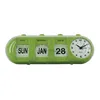high quality new design simple modern unique retro concise simple cube nice desk wall auto flip clock wholesale price