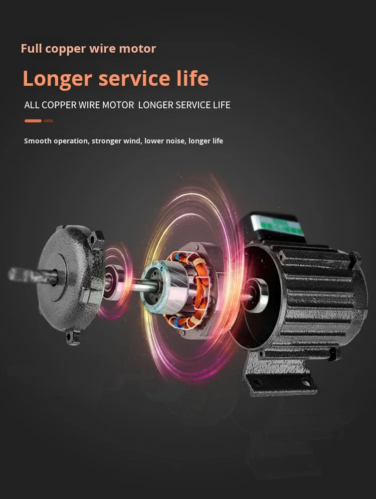 Axial Flow Fan, Portable, Copper - detail 16