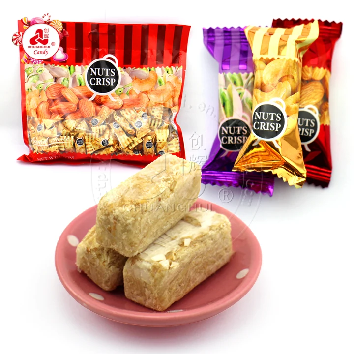 500g Chinese Peanut Crisp Nuts Candy With Cashew Nut/pistachio/almond