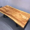 HOT ITEM luxury furniture one piece solid wood slabs dinner table top