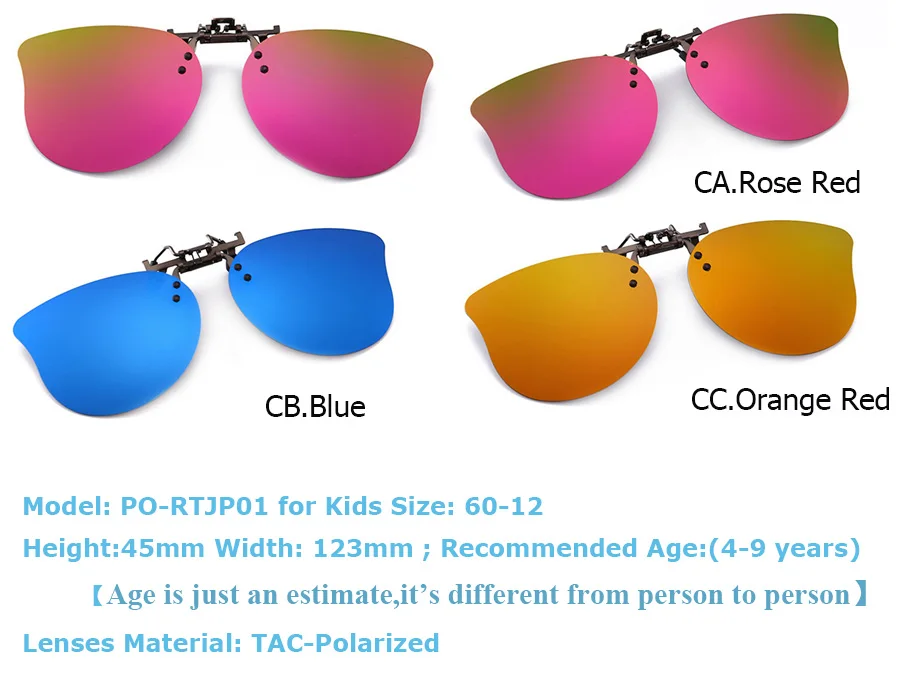 kids clip on sunglasses